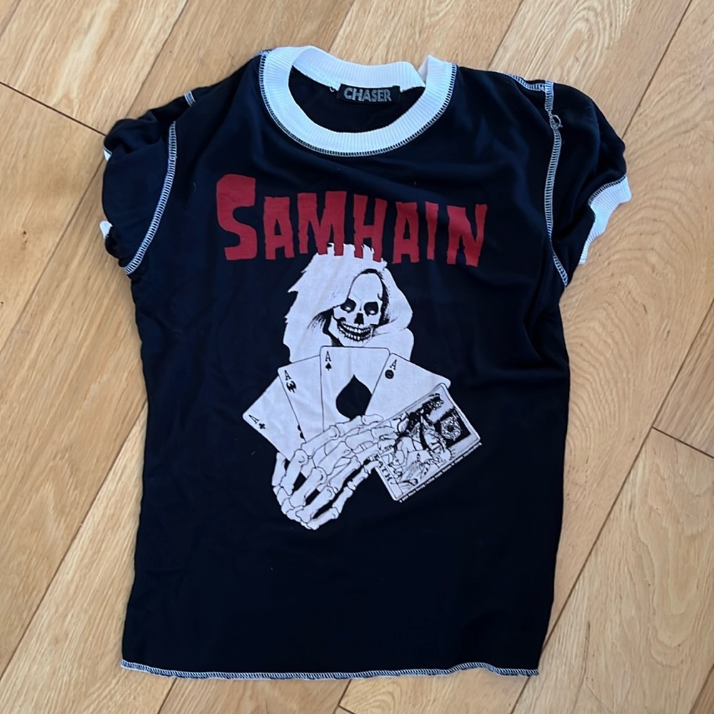 Samhain death dealer ladies t shirt - Picture 1 of 3